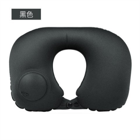 Inflatable U-shaped pillow, multiple usage for headrest, for neck and pelvic, travel pillow & cushion
