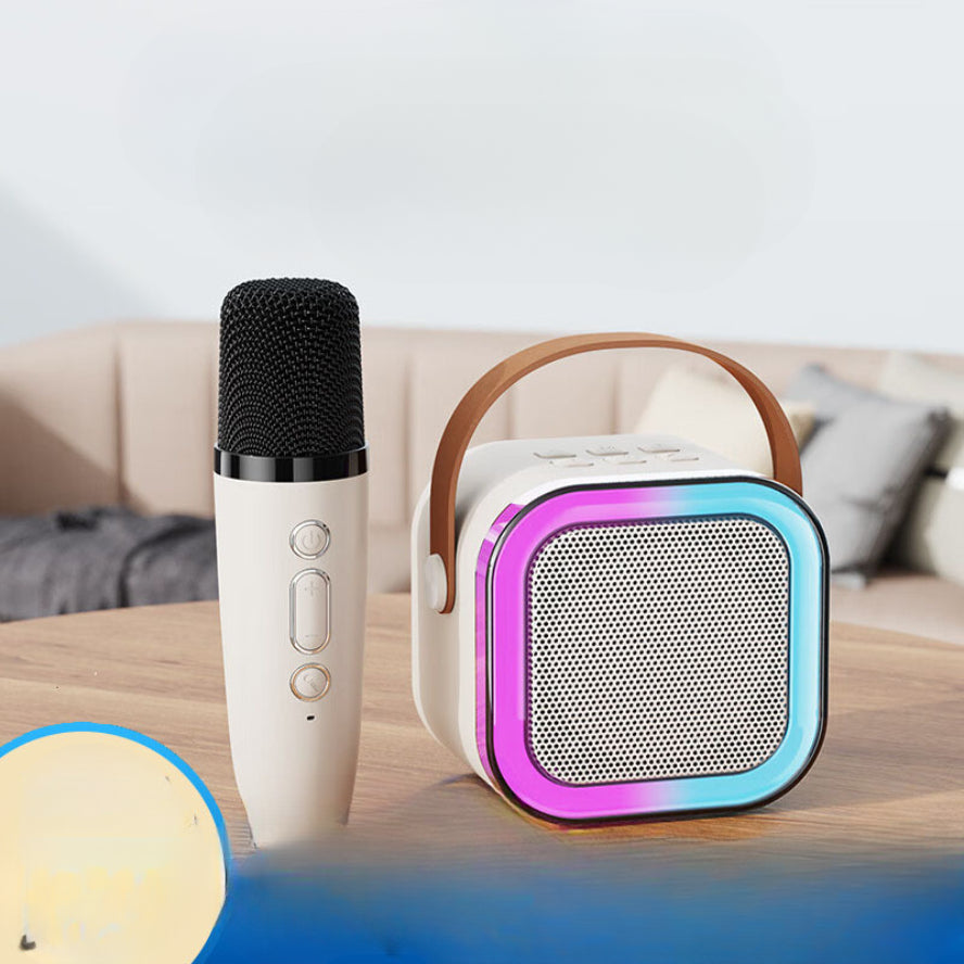 Hot Selling Portable All-In-One Bluetooth Audio & Microphone, Outdoor or Indoor Karaoke