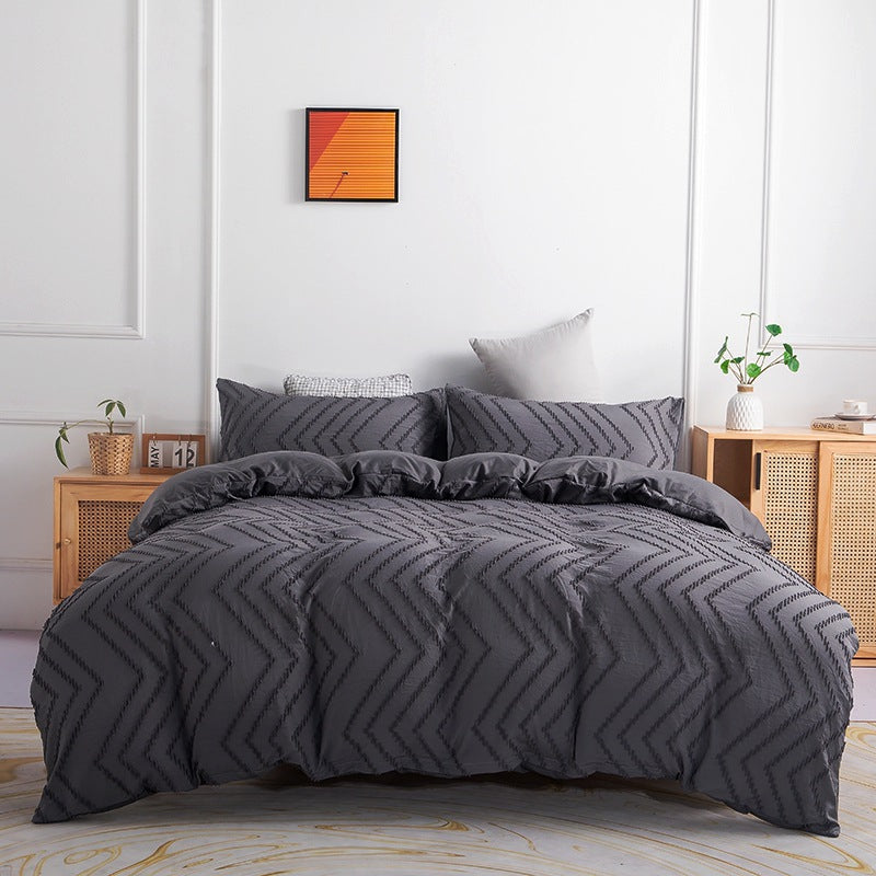 Queen Size 4 Piece Sheet Set-Comfy Breathable & Cooling Sheets