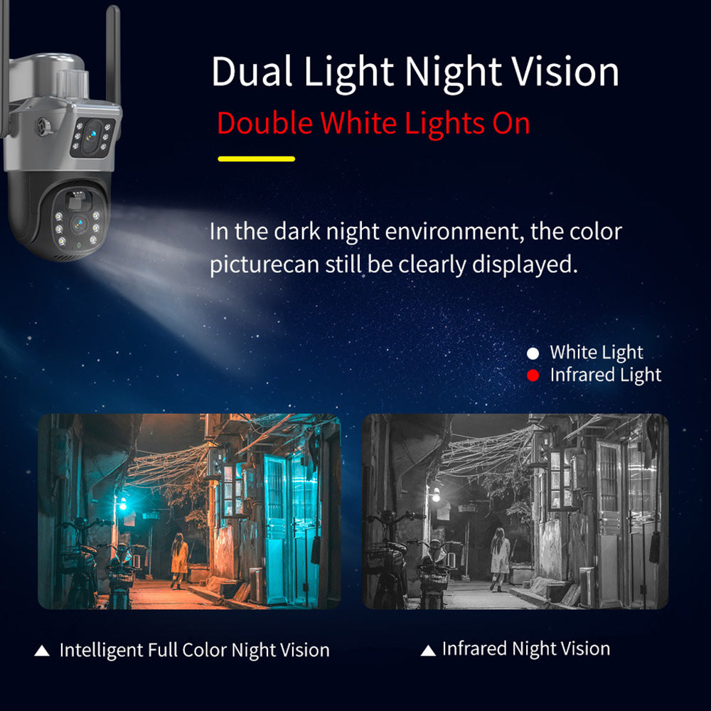 V380 Solar camera, 360 Degree, Waterproof, Mobile Phone Remote Control, indoor and outdoor NIGHT vision HD