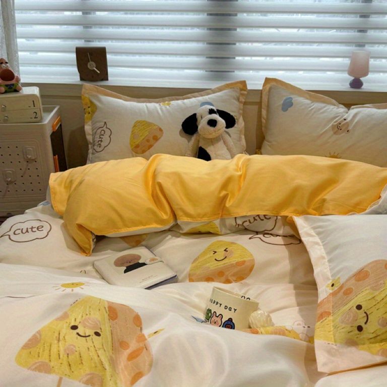Beautiful soft washed cotton bedding 4pc sheet set