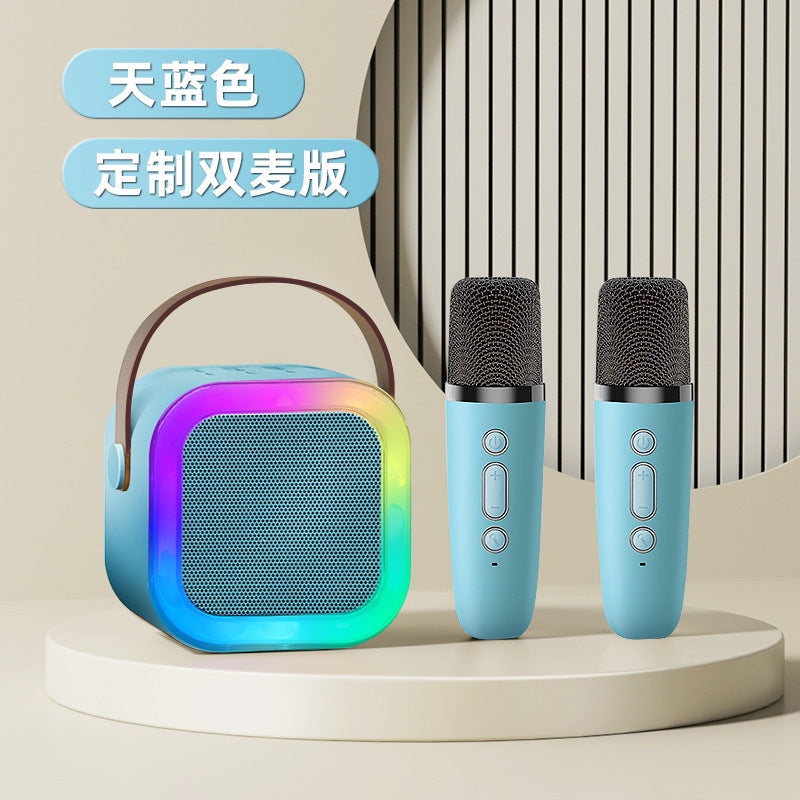 Hot Selling Portable All-In-One Bluetooth Audio & Microphone, Outdoor or Indoor Karaoke