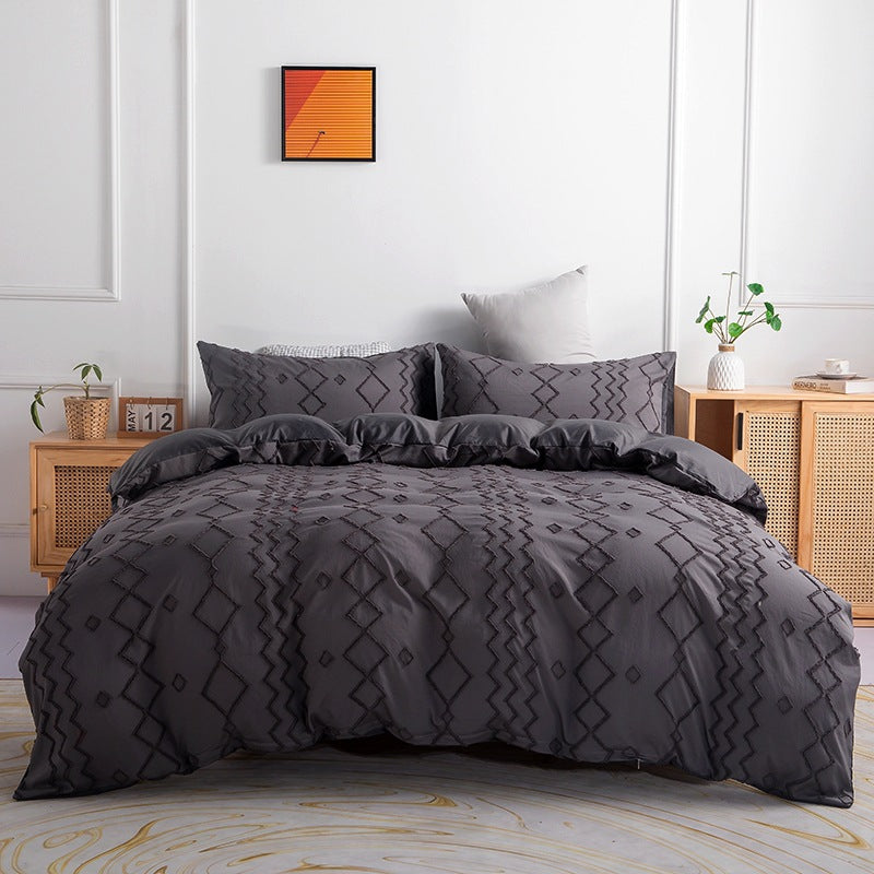 Queen Size 4 Piece Sheet Set-Comfy Breathable & Cooling Sheets