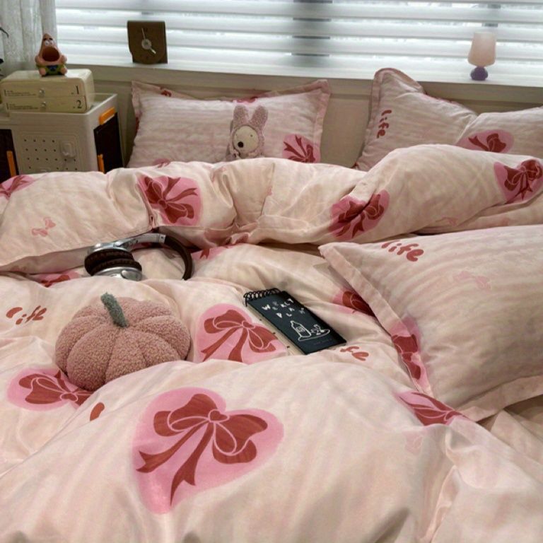 Beautiful soft washed cotton bedding 4pc sheet set
