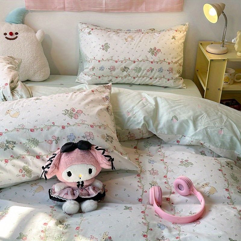 Beautiful soft washed cotton bedding 4pc sheet set
