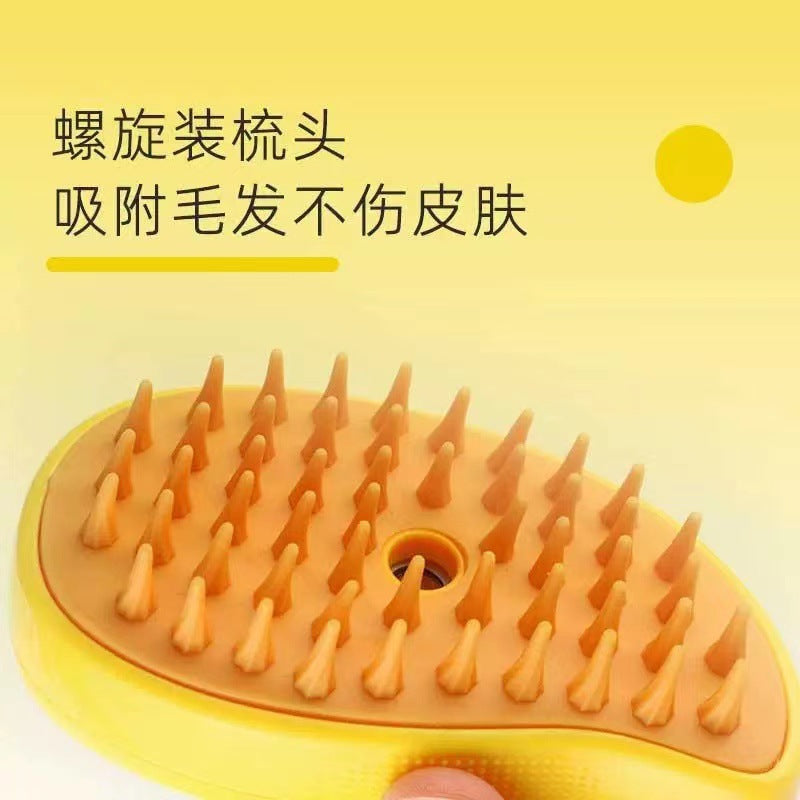 3-in-1 Pet spray brush, massage comb and hair removal