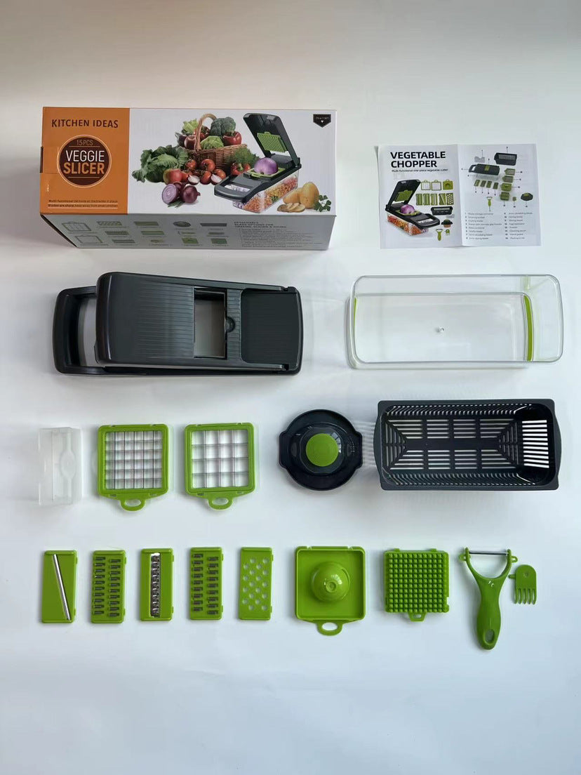 Multi-functionalvegetable cutter, diced potato shredder