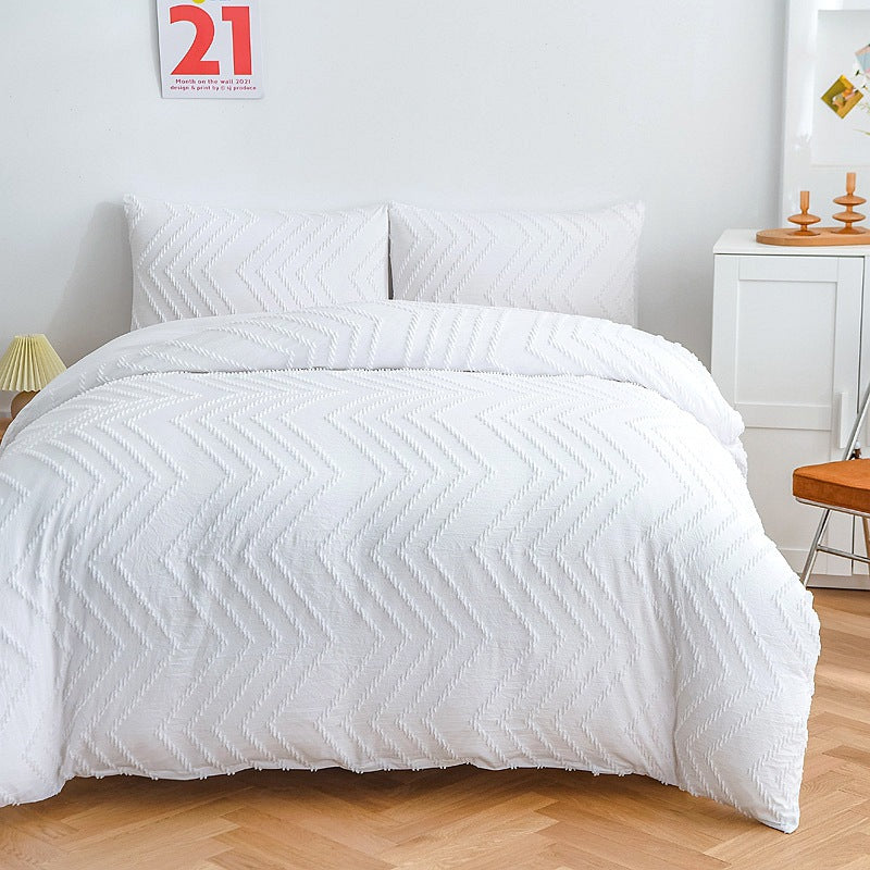 Queen Size 4 Piece Sheet Set-Comfy Breathable & Cooling Sheets