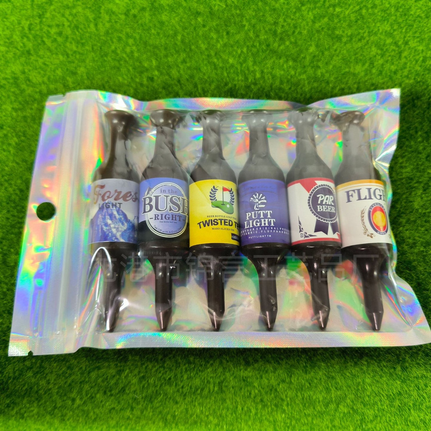 Mini Beer Bottle Golf Tees