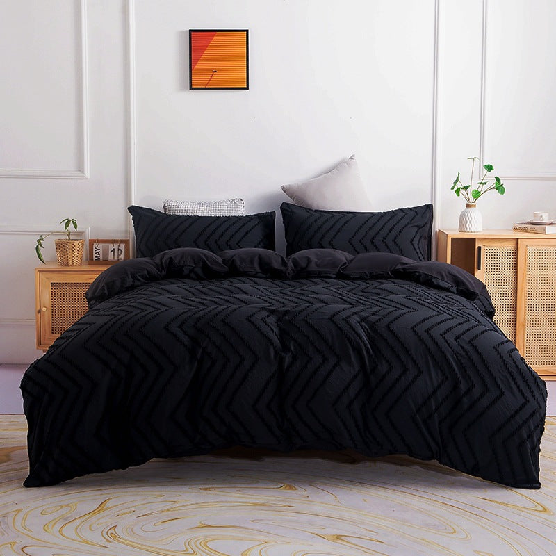 Queen Size 4 Piece Sheet Set-Comfy Breathable & Cooling Sheets