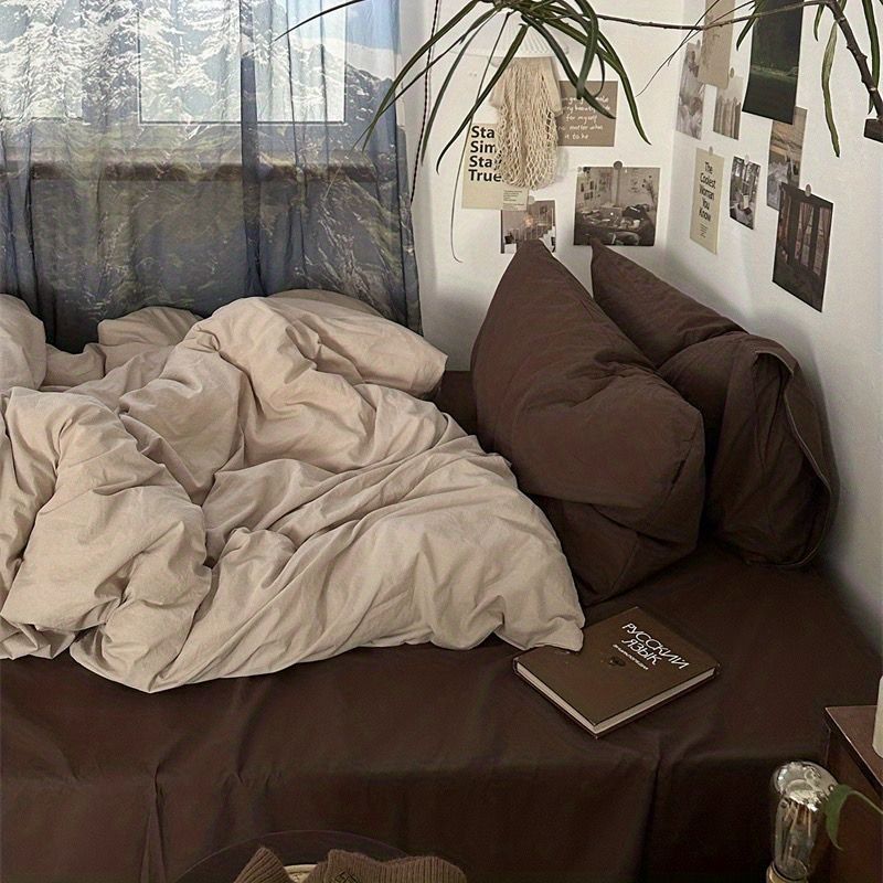 Beautiful soft washed cotton bedding 4pc sheet set