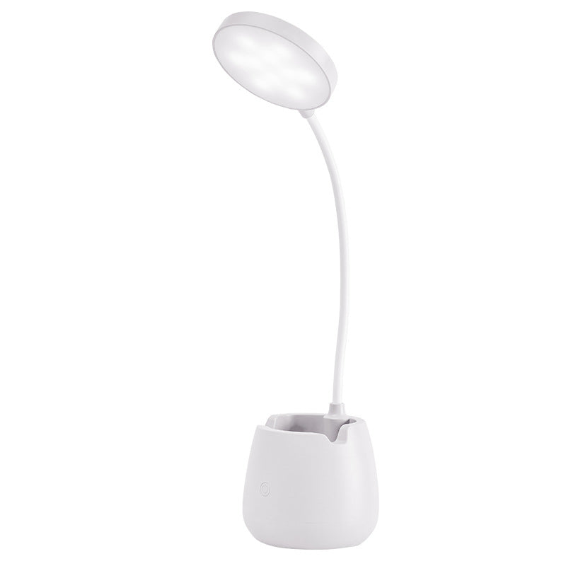 2-in-1 LED eye protection desk lamp, USB charging bedside lamp student dormitory reading lamp
