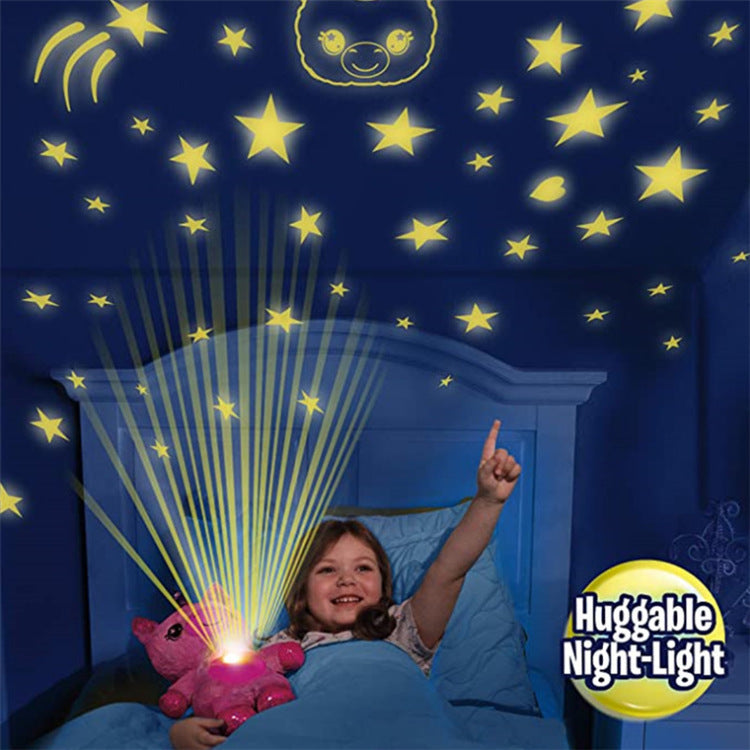 Children's animal starry sky projection lamp, sleeping lamp, doll projection lamp
