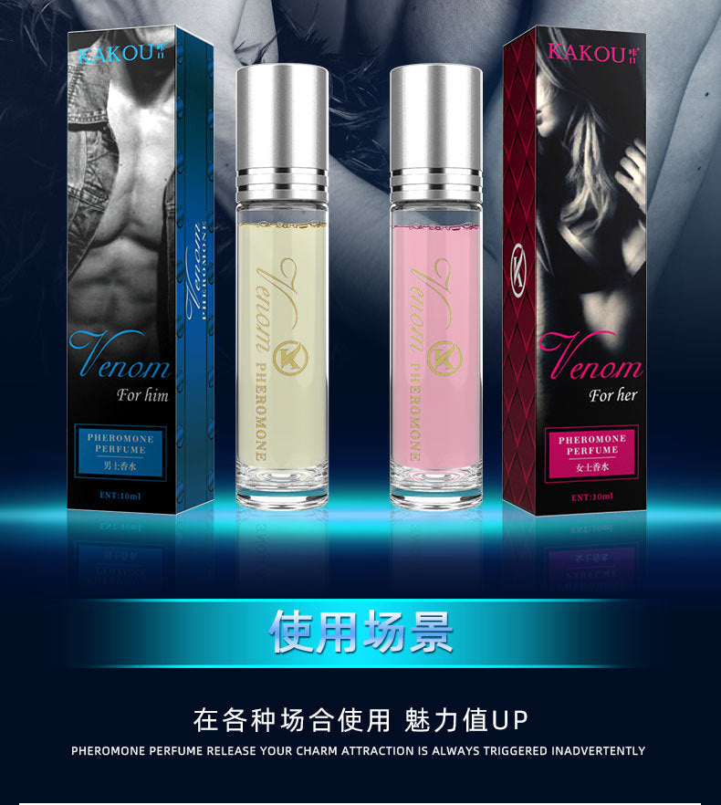 Pheromone roll-on perfume for men and women, unisex fresh and natural long-lasting light fragrance perfume, very hot sale item