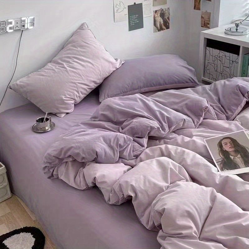 Beautiful soft washed cotton bedding 4pc sheet set
