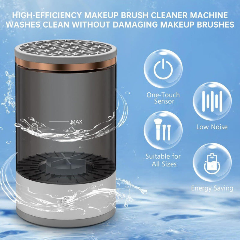 Easy to use Automatic make-up brush cleaner, USB chargeable, electric cleaning and drying