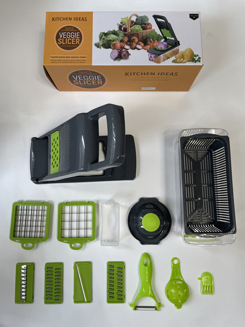 Multi-functionalvegetable cutter, diced potato shredder
