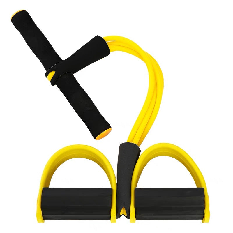 4-Tube Pedal Tension Rope, Yoga Tension Belt For Sit-ups, Abdominal Tightening,