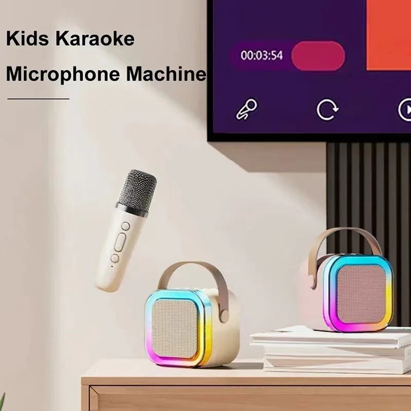 Hot Selling Portable All-In-One Bluetooth Audio & Microphone, Outdoor or Indoor Karaoke