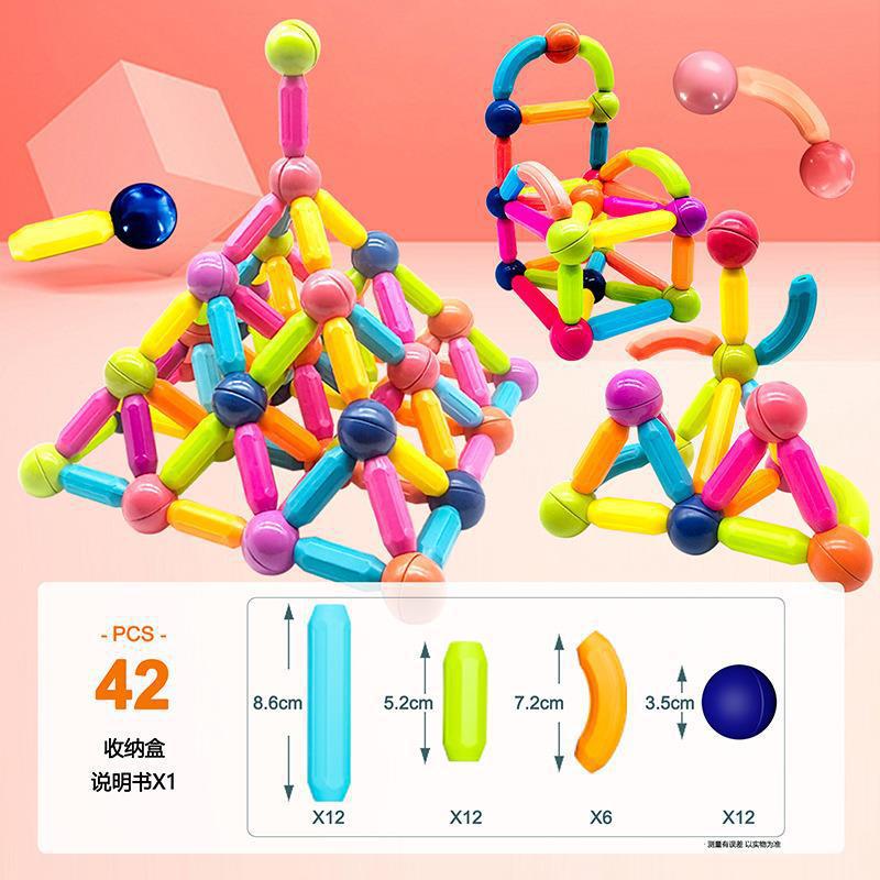 Hot selling Strong & large magnetic blocks--Children's early years educational puzzles