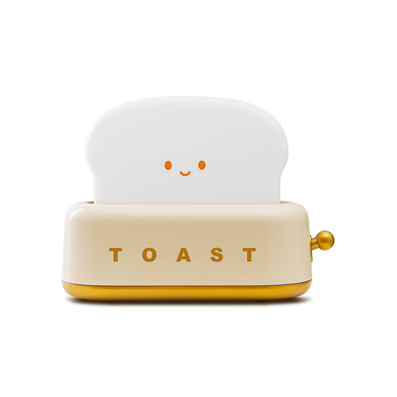 Toast machine USB chargeable LED bedside dimming light, desk lamp
