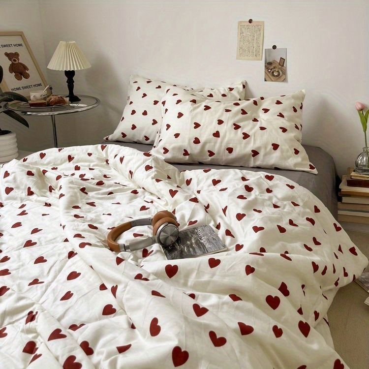 Beautiful soft washed cotton bedding 4pc sheet set