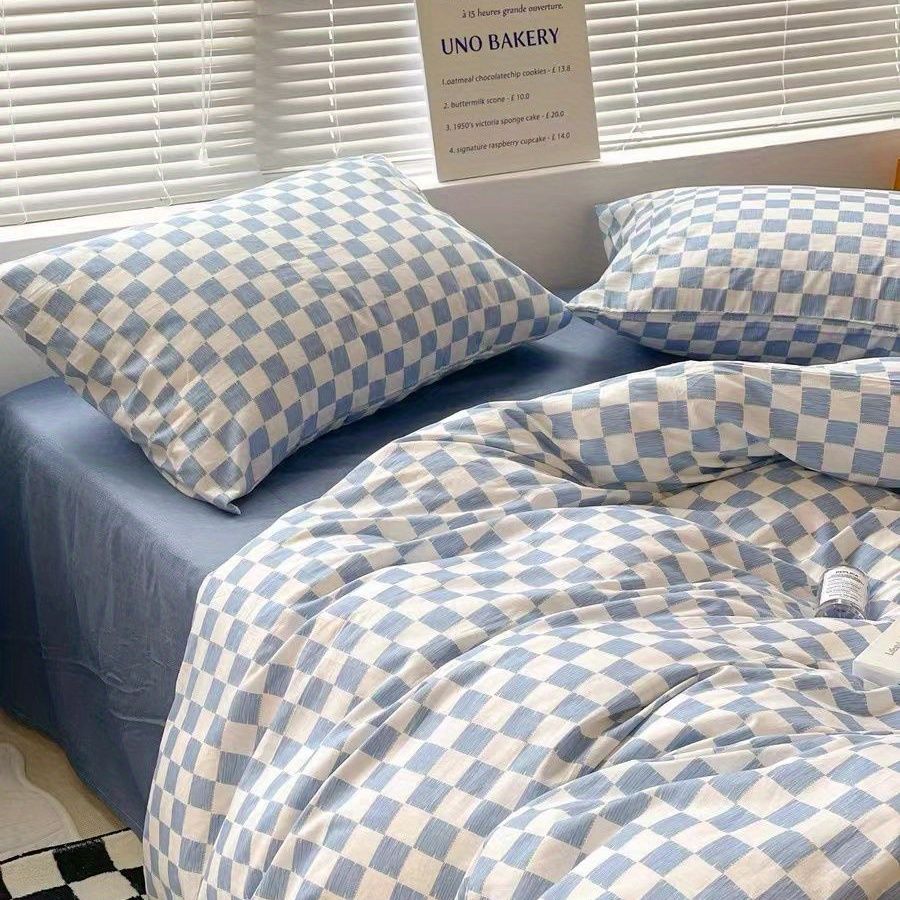 Beautiful soft washed cotton bedding 4pc sheet set
