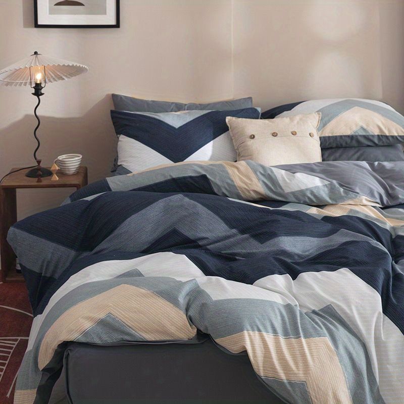 Beautiful soft washed cotton bedding 4pc sheet set