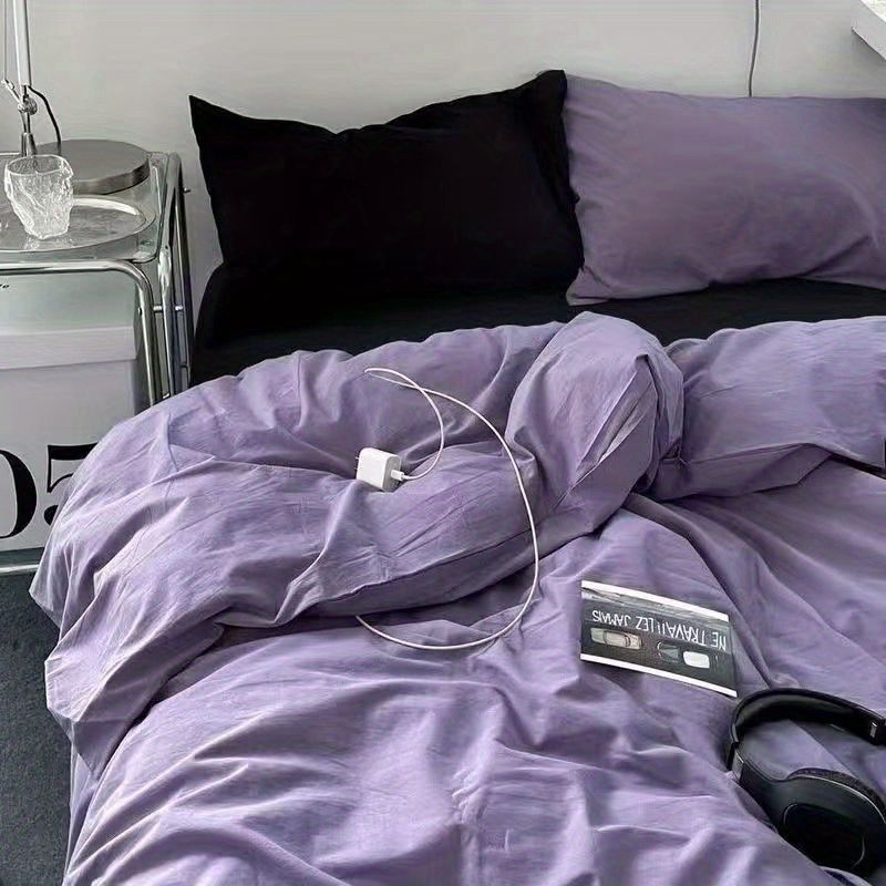 Beautiful soft washed cotton bedding 4pc sheet set