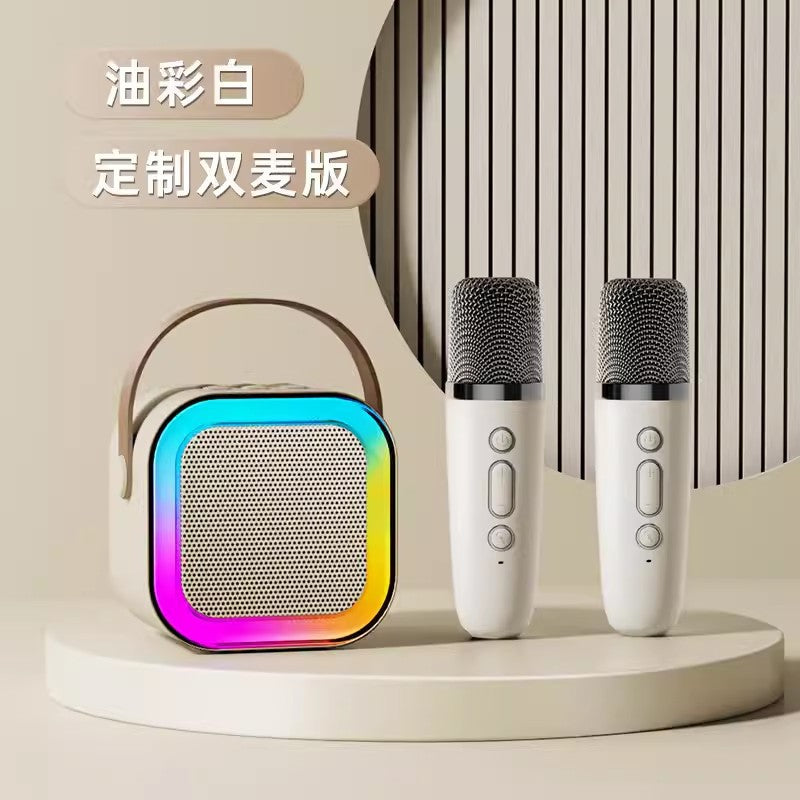 Hot Selling Portable All-In-One Bluetooth Audio & Microphone, Outdoor or Indoor Karaoke