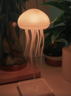 Creative Suspended Voice-controlled Swimming Jellyfish Lamp Available In Variety of colors