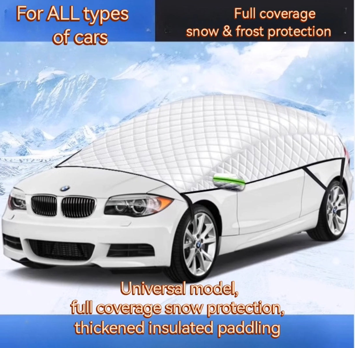 ALL SEASONS car Anti-frost & Anti-freeze thickened cover for whole car body