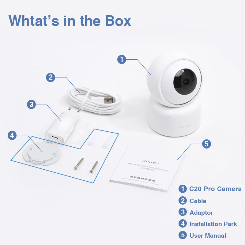 C20 Pro CCTV Mini Camera, Baby & Pet Monitor, Wi-fi Camera with NIGHT VISION EFFECT