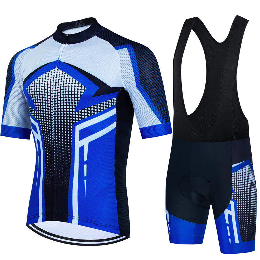 Cycling clothing, short-sleeved cycling shirt and pants, unisex road cycling suit, quick-drying