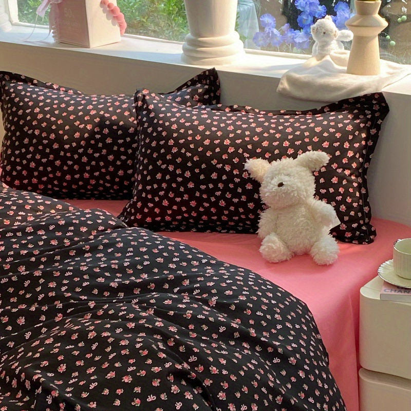 Beautiful soft washed cotton bedding 4pc sheet set