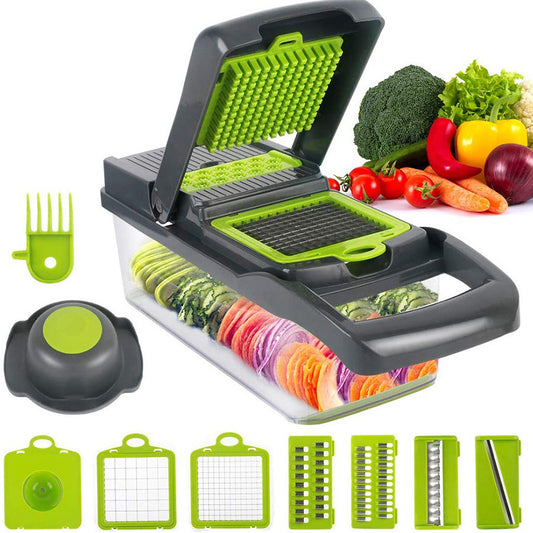 Multi-functionalvegetable cutter, diced potato shredder
