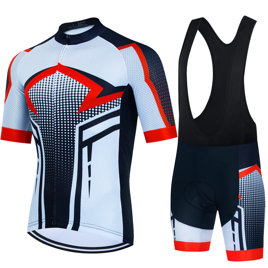 Cycling clothing, short-sleeved cycling shirt and pants, unisex road cycling suit, quick-drying