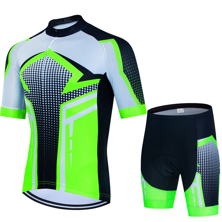 Cycling clothing, short-sleeved cycling shirt and pants, unisex road cycling suit, quick-drying