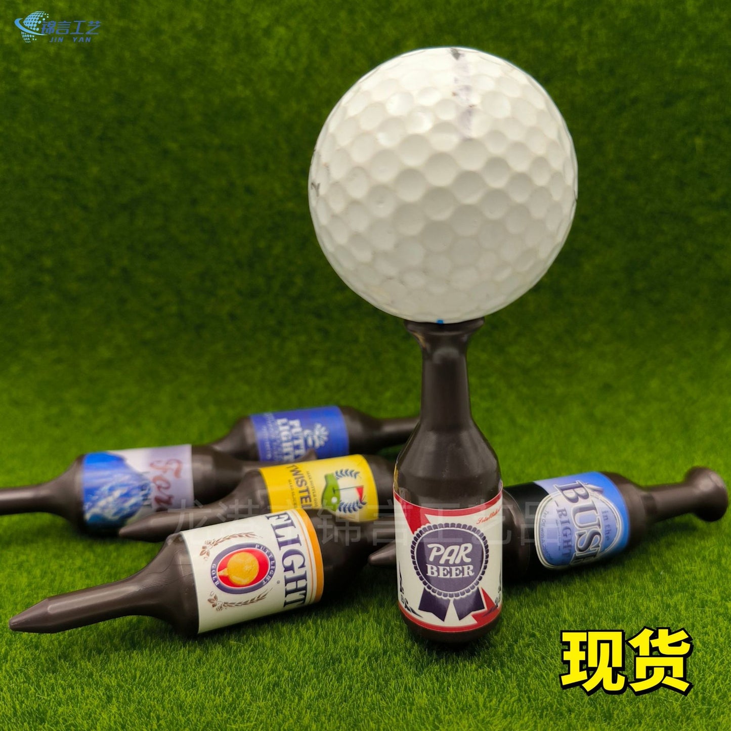 Mini Beer Bottle Golf Tees