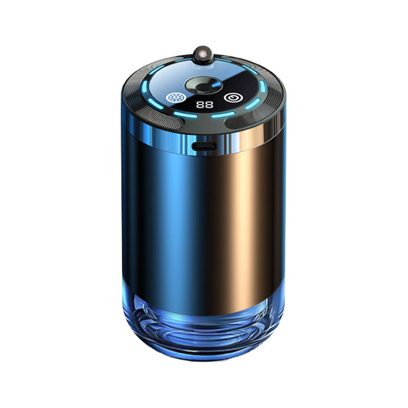 Hot sell 3 in 1 car aromatherapy automatic sprayer, car high-end long-lasting light fragrance, deodorizing car humidifier with beautiful starry sky car roof effect!